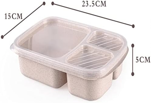 XDCHLK Mikrohullámú sütő Ebédet Bento Box Rekesz Piknik Bento Dobozok Élelmiszer-Tartály Gyerekek Iskolai Felnőtt Hivatal