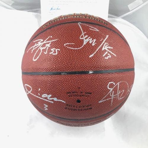 2005-2006 Phoenix Suns Csapat Aláírt Kosárlabda PSA/DNS Dedikált Nash - Dedikált Kosárlabda