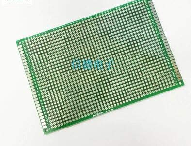 Anncus 50PCS x 8x12 cm-es Prototípus PCB 2 Réteg 8 * 12 Panel Univerzális Tábla 2.54 mm-es Dupla Oldalon Zöld Tábla 1,6 mm