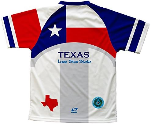 ScudoPro Texas Zászló Technikai T-Shirt a Férfiak, mind a Nők