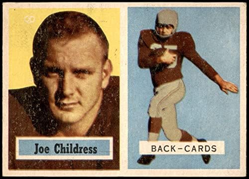 1957 Topps 100 Joe Childress Chicago Cardinals-FB (Foci Kártya) EX+ Cardinals-FB Auburn