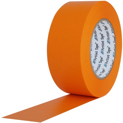 ProTapes Művész Szalag Flatback Nyomtatható Papír, Tábla, vagy Konzol Szalag, 60 yds Hossz x 1 Széles, Narancssárga (Csomag