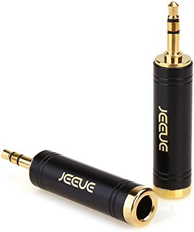 JEEUE 2DB 1/4 3,5 mm-es Fejhallgató Adapter Audio Csatlakozó Kábel, Frissítési 3,5 mm-es Férfi AVR, hogy 6.35 mm Női Aljzat