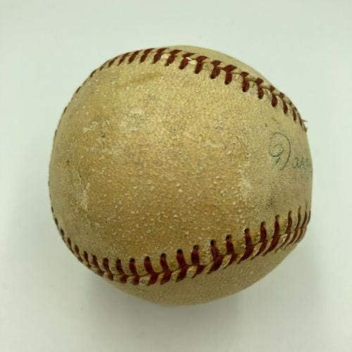 Dazzy Vance Egyetlen Aláírt 1950-es években a Nemzeti League Baseball SZÖVETSÉG COA - Dedikált Baseball