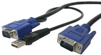 STARTECH.COM tartozékok 15ft 2-az-1-ultra vékony USB/vga kábel kvm swtich