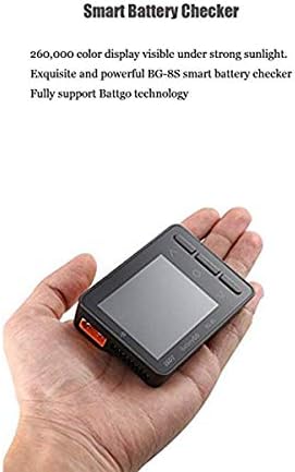 ISDT BattGo BG-8S teleptöltöttség-Mérő, LCD Kijelző, Digitális Akkumulátor Kapacitása Akkumulátor-Ellenőrző Balancer Akkumulátor