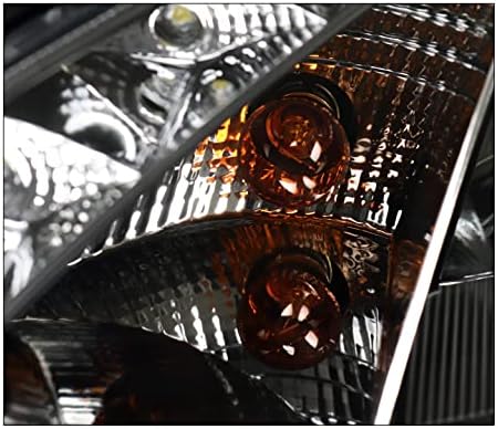 ZMAUTOPARTS LED-Halo-Vetítő Fényszórók, Fényszóró Fekete Kompatibilis 2010-2012 Genesis Coupe