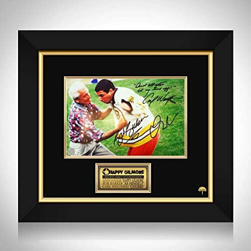 RITKA-T Happy Gilmore Bob Barker & Boldog Harc Korlátozott Signature Edition Stúdió Engedélyezett Fotó Egyéni Keret