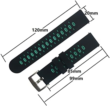 EKSIL 20mm Színes Watchband szíj, a Garmin Forerunner 245 245M 645 Zene vivoactive 3 Sport szilikon Okos watchband Karkötő
