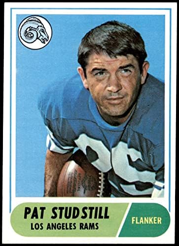 1968 Topps 156 Pat Studstill Los Angeles Rams (Foci Kártya) NM/MT Ram-Houston
