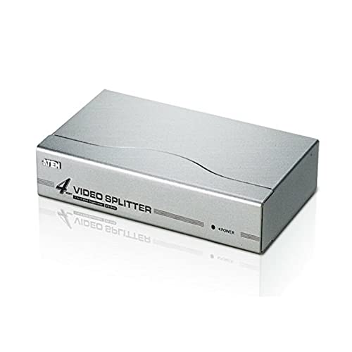 ATEN VS94A 4 Port Video-Splitter - 1 x Számítógép, Monitor 4 x - 1920 x 1440 @ 60Hz - SVGA, XGA