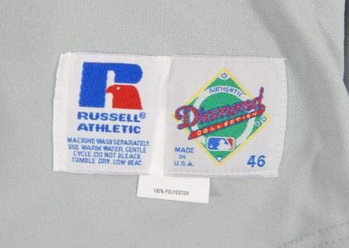 1995 Milwaukee Brewers Duane Singleton 48 Játék Kiadott Pos Használt Szürke Jersey - Játék Használt MLB Mezek