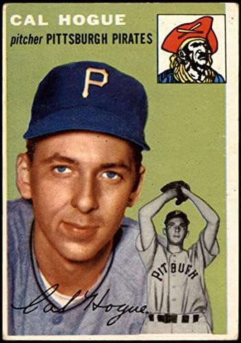 1954 Topps 134 Cal Hogue Pittsburgh Pirates (Baseball Kártya) VG Kalózok