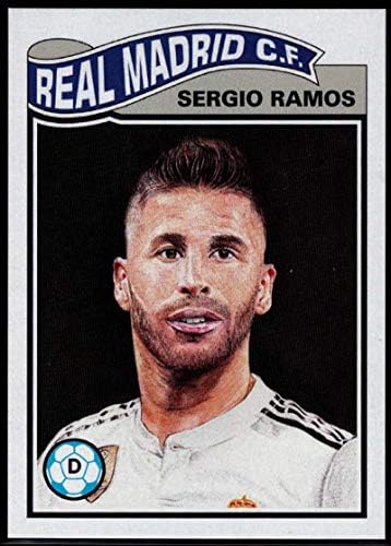 2019 Topps UCL Élő Meghatározott UEFA Bajnokok Ligája 4 Sergio Ramos, a Real Madrid CF Hivatalos Futbol Foci Trading Card