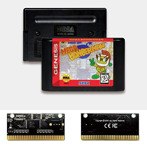 Aditi Mega Bomberman - USA Címke Flashkit MD Electroless Arany PCB Kártya Sega Genesis Megadrive videojáték-Konzol (Régió-Mentes)