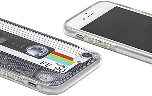 STINFIZTOL Retro Kazetta Kazetta 80-as Típusú Puha hátlap Telefon Esetében Kompatibilis az iPhone 7 iPhone 8 iPhone SE 2020/2022