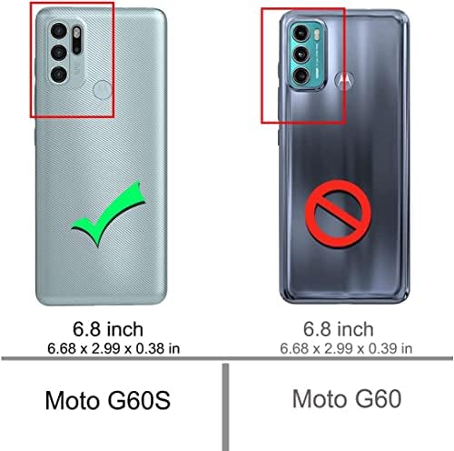 Furiet Kompatibilis Motorola Moto G60S Tárca Esetben Csuklópántot Zsinór Flip-Hitel-személyi IGAZOLVÁNY Jogosultja Mágneses