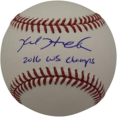 Kyle Hendricks Aláírt OML Baseball Chicago Cubs WS Champs RAJONGÓ 36110 - Dedikált Baseball