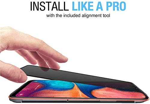 Anbel Design Anbzsign [2 Csomag] Samsung Galaxy A10e / Galaxy A20e Adatvédelmi képernyővédő fólia, [Teljes Lefedettség] [Esetben,