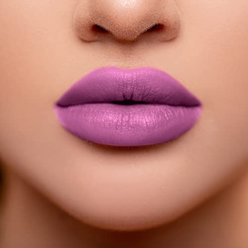 Klára Kozmetikai Csók Bizonyíték Rúzs 18 Piszkos Lila Meztelen Pasztell Lila Folyadék Matt Rúzs Tartós Színes Pigment