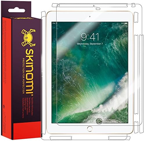 Apple iPad képernyővédő fólia + Teljes Test (9.7,2017), Skinomi® TechSkin Teljes Lefedettség Bőr + képernyővédő fólia Apple