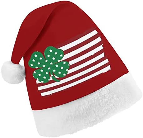 Amerikai Zászló Ír Büszkeség Lóhere Karácsonyi Kalap Személyre Szabott Télapó Sapka Vicces Karácsonyi Díszek