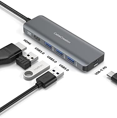 8K HDMI USB-C Hub Csomag USB-C-HDMI Kábel Home Office 6ft