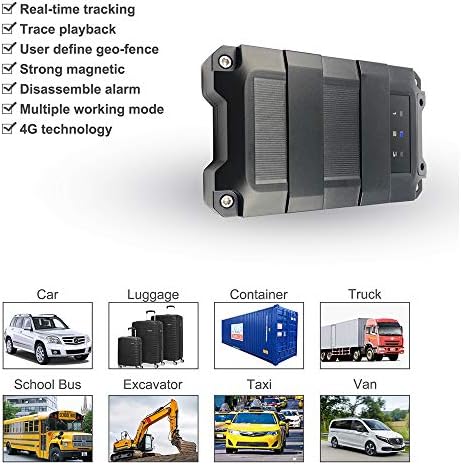 Wanwaytech Valós idejű GPS Tracker Járművek 10s Azonnali Frissítések Erős Mágnes 4g GPS Tracker 5000mAh Extra Hosszú üzemidő