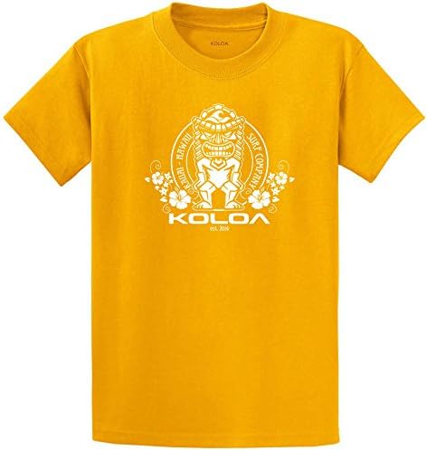 Koloa Surf Ifjúsági Tiki Virágok Nehézsúlyú Póló Méretek XS-XL