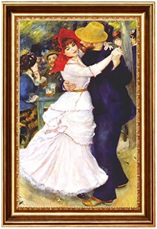 ELITEART - Tánc a Bougival Pierre-Auguste Renoir-Festmény Reprodukció Giclee Wall Art a Vásznon Ujjlenyomat-Keretezett Méret:20