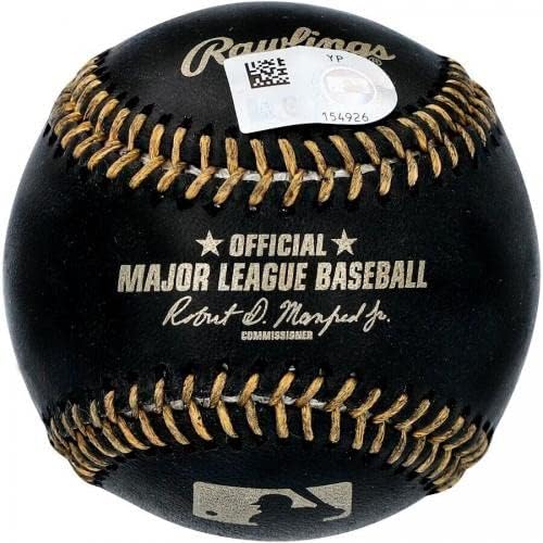 Shohei Ohtani Los Angeles az Angyalok Aláírt Fekete Hivatalos MLB Baseball Fanatikusok/MLB - Dedikált Baseball