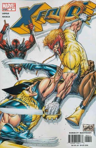 X-Force (2 Sorozat) 4 VF ; Marvel képregény | Rob Liefeld Deadpool Wolverine
