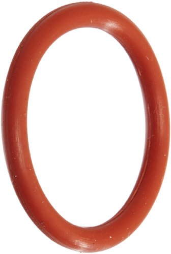234 Szilikon O-Gyűrű, 70A Durometer, Piros, 3 ID 3-1/4 OD, 1/8 Szélesség (Csomag 10)