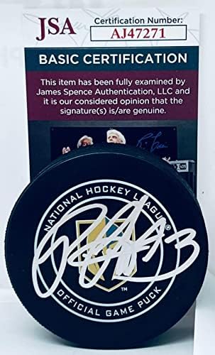 Paul Cotter aláírt Vegas Arany Lovagok Hivatalos Játék Korong dedikált SZÖVETSÉG - Dedikált NHL Korong