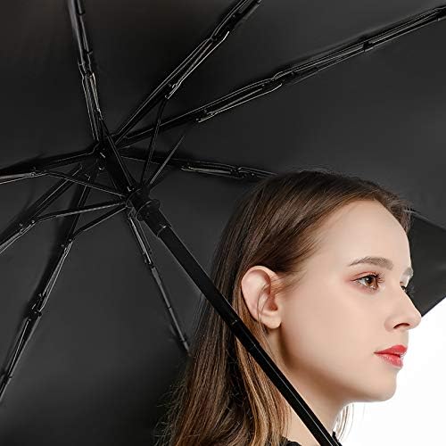 ENNI, Aludni, Dob Ismételje meg a 3 Redők Auto Nyitva Közel Anti-UV Esernyő Utazási Esernyő Hordozható Nyári Esernyő