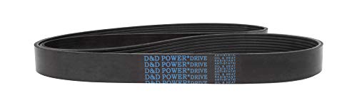 D&D PowerDrive 555K6 Poly V szíj, 56.25 Hossz, Gumi