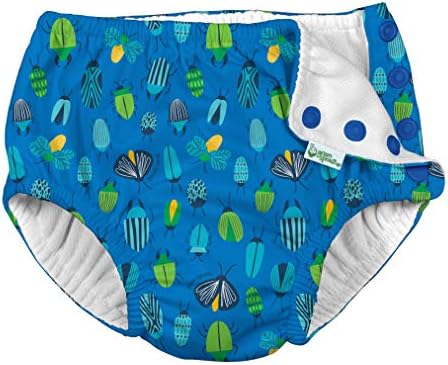 én Játszanak a Fiúk Újrafelhasználható Nedvszívó Bébi úszó Pelenka Kék Buglife 12 Hónap