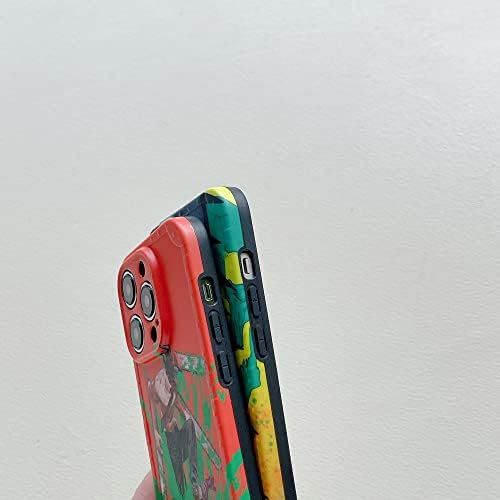 XIAOLUU Láncfűrész Ember Telefon Esetében Kompatibilis az iPhone 12,Denji Anime Telefon tok iPhone 11 12 13 14,Jön Aranyos