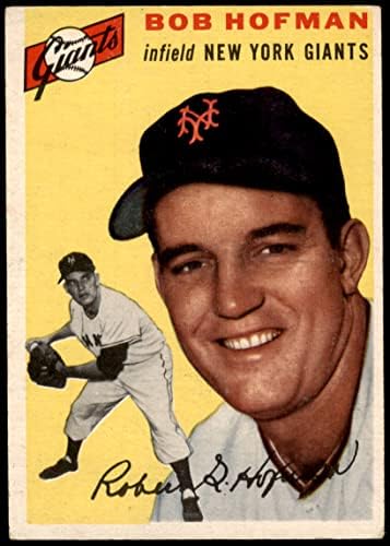 1954 Topps 99 Bobby Hofman New York Giants (Baseball Kártya) VG/EX Óriások