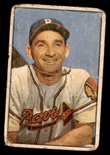 1953 Bowman 5 Sid Gordon Boston/Milwaukee Bátrabbak (Baseball Kártya) HITELES Bátrabbak