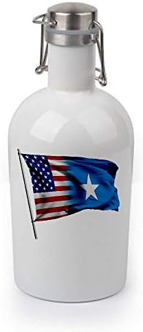 ExpressItBest 64oz Growler - Zászló Szomália (Szomáli) - Sok Lehetőség
