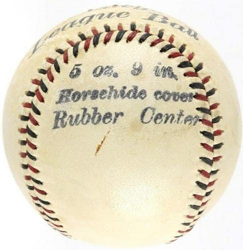 Lenyűgöző Babe Ruth Egyetlen Aláírt 1920-as Baseball PSA DNS-COA - Dedikált Baseball