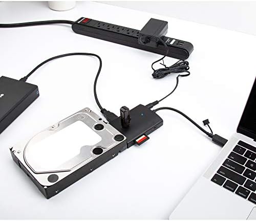Kábel Számít, 10Gbps USB-C Többportos Adapter (USB-C-Hub), USB-A vagy USB-C, MicroSD, s UHS-II SD Kártya Olvasó, 2.5 3,5