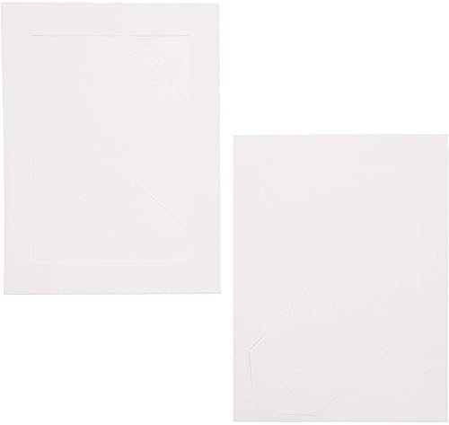 Juvale Karton Fotó Képkeret nátronpapír Festőállvány (Fehér, 5 x 7, 30 Csomag)