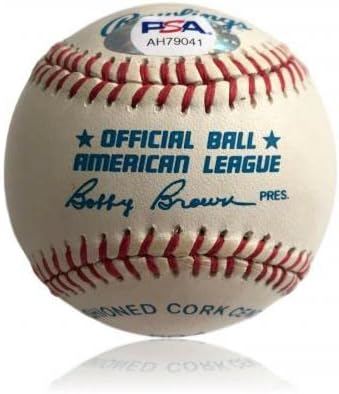 Nolan Ryan Aláírt OMLB Al Baseball-COA-PSA/DNS-Rangers Angyalok Astros Autogram - Dedikált Baseball