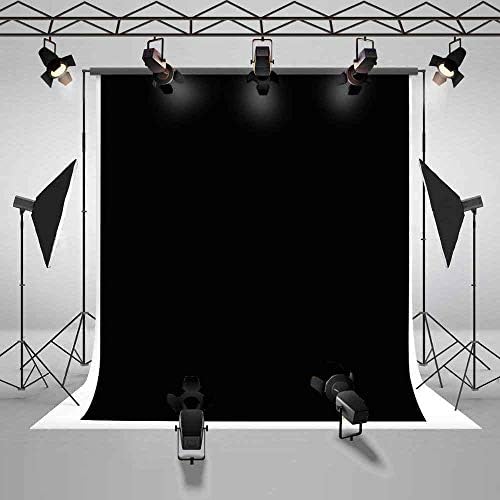 Fekete Poliészter Háttér, Tiszta Fekete Képernyő Gombot Fotózás Hátteret, 6x9feet/1.8 × 2.8m, Összecsukható Háttérben, (Háttérben