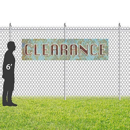 CGSignLab | Clearance -Szellem Éves Kék Szél-Vízálló-Kültéri Mesh Vinil Banner | 8'x2'