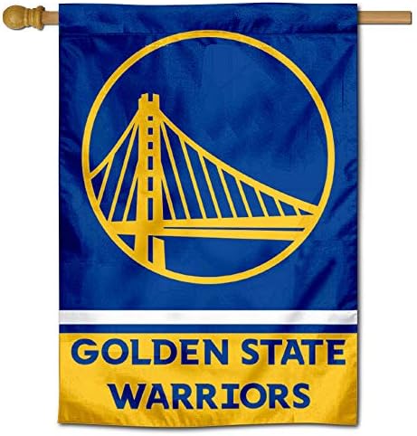 A Golden State Warriors Kétoldalas Ház Banner Zászlót