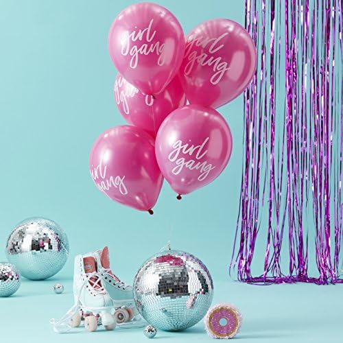 Pink & White Party Lufi Dekoráció - 10 Pack