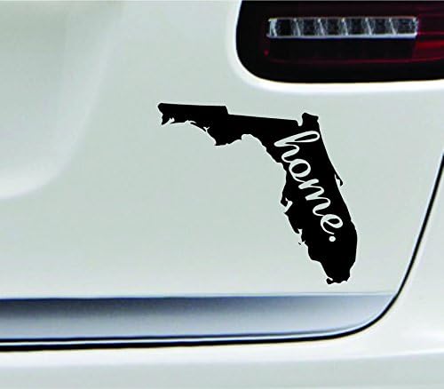 ExpressDecor 2 Haza Florida Szimbólum Matrica Családi Szeretet Autó Teherautó Matrica Ablak (Fehér)